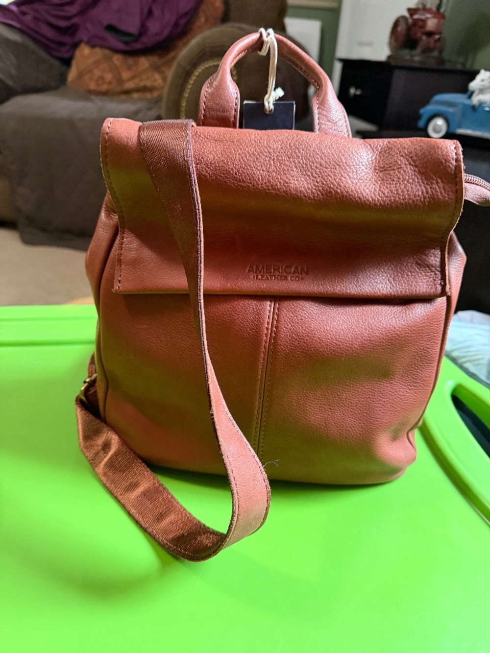 Leather backpack/purse